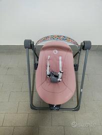 lionelo sdraietta dondolo elettrica o pile rosa 