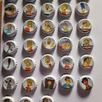 Lotto tappi Simpson succhi di frutta vintage