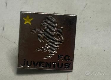 VECCHIA SPILLA FC JUVENTUS QUADRATA UNA STELLA CAL