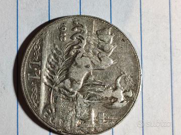 1 lira argento quadriga 1912