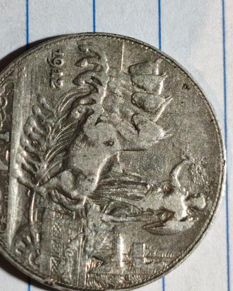 1 lira argento quadriga 1912