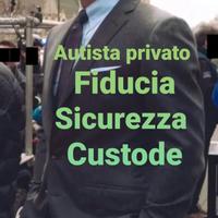 Autista privato fiducia sicurezza e discrezione