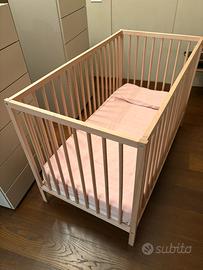 Lettino Ikea Sniglar con materasso