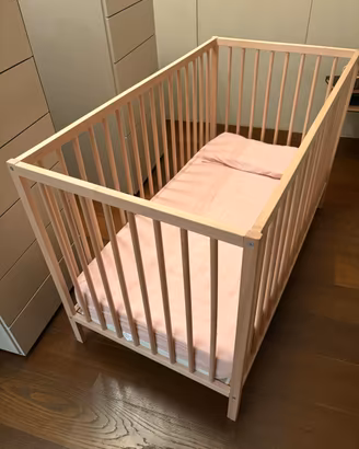Lettino Ikea Sniglar con materasso