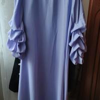 vestito lungo  lilla elegante 