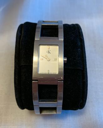 Orologio Calvin Klein rettangolare bianco K4121