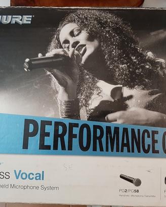 Shure Microfono Wireless Performance Gear /Pg 58