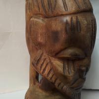 scultura vintage africana 