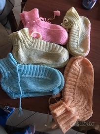 Babbucce fatte a mano 5 paia assortiti