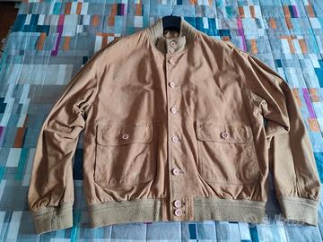 Giubbino estivo uomo pelle scamosciato 