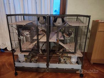 Gabbia roditori/uccelli Savic Tasmania 120+Arredi