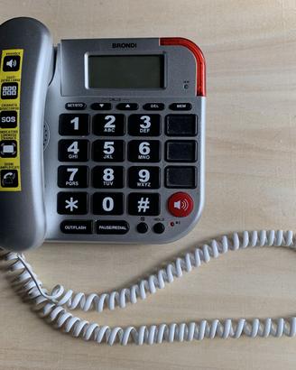 Telefono per anziani Brondi Bravo 50 LCD