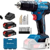 Trapano percussione avvitatore doppia batteria