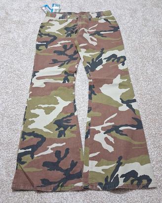 Cam Jeans donna Vintage Morris Flared militare 