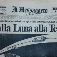 Raccolta 4 giornali Il Messaggero – Apollo, Luna