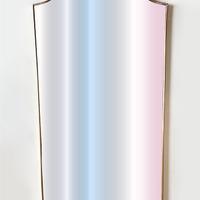 Specchio "Scudo arrotondato" - Vintage 1970