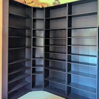 Libreria angolare come nuova
