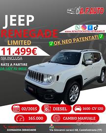 Jeep Renegade 1.6 Mjt 120 CV Limited