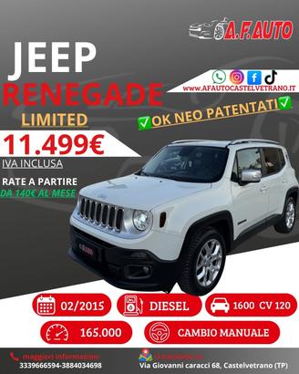 Jeep Renegade 1.6 Mjt 120 CV Limited