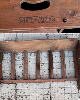 Portabottiglie e bicchieri Cinzano