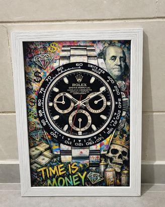 Quadro Luxury Time is Money