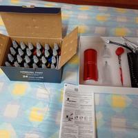 Mini aerografo e kit 24 colori acrilici ad acqua