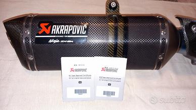 Scarico AKRAPOVIČ Kawasaki Ninja ZX6R 636 (>2019)