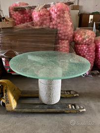 Tavolo “paracarro” Saporiti anni 70 vintage