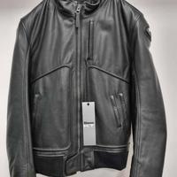 GIACCA MOTO IN PELLE BLAUER THOR M -L