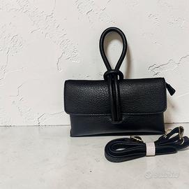 Borsa elegante nero con tracolla 