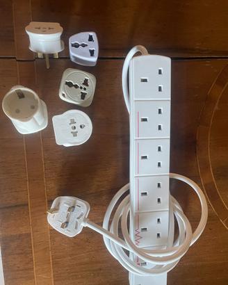 Multipresa Ciabatta e Adattatori UK Inghilterra