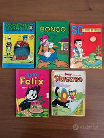 Fumettti Silvestro, Felix, Bongo ed altri