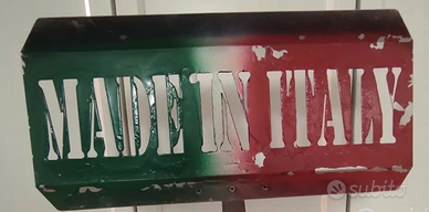 TARGA PER MARCHIARE MADE IN ITALY