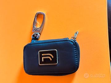 Portachiavi in pelle con logo juventus