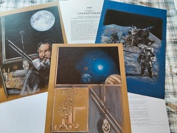Litografie Dolores Puthod  omaggio a Galileo