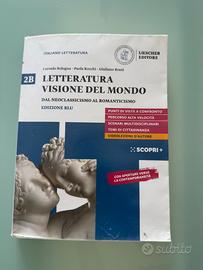 Libro Letteratura visione del mondo 2B