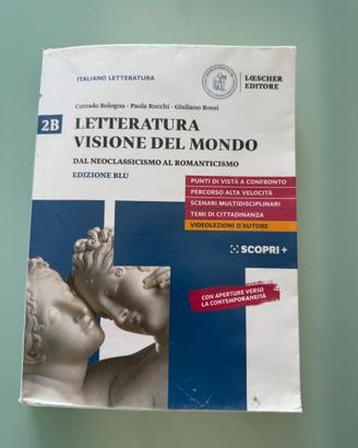 Libro Letteratura visione del mondo 2B