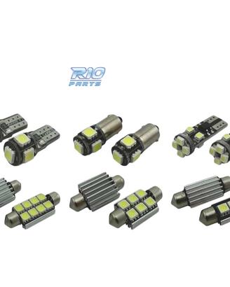 KIT 17 LAMPADE LED INTERNE PER RENAULT LAGUNA III 