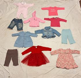 Abbigliamento inverno-primavera per bimba 6-9 mesi