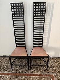 sedie stile Mackintosh Hill House