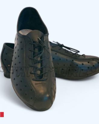 Scarpe ciclismo vintage eroica fatte a mano