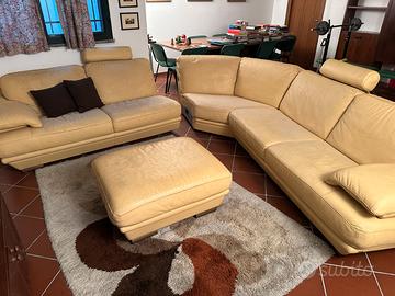 divano in pelle natuzzi