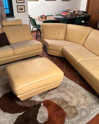 divano in pelle natuzzi