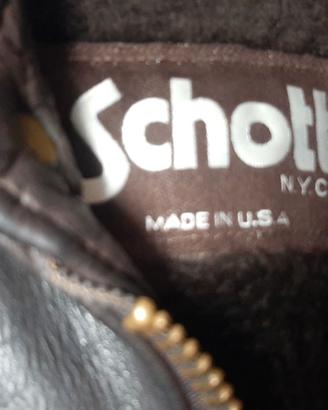 GIUBBOTTO SCHOTT IN PELLE ORIGINALE MADE IN U.S.A.