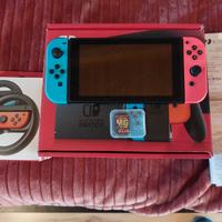 Nintendo Switch in garanzia + volanti