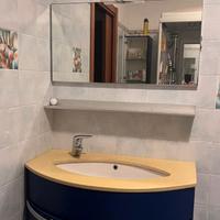 Set bagno mobile lavabo+specchiera+luci+colonna