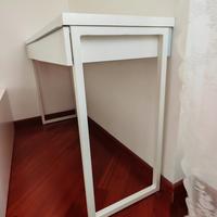 SCRIVANIA CON PIANA BIANCA LACCATO LUCIDA 