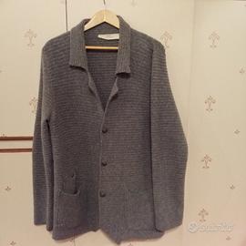 Maglione lana lungo con bottoni