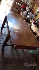 tavolo allungabile in noce