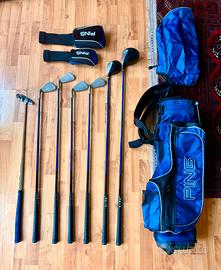 Sacca da Golf Ping Blu Completa e Carrello